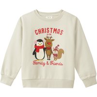 Mädchen Weihnachtssweatshirt mit Print