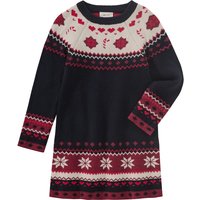 Mädchen Weihnachtskleid im Norweger-Style