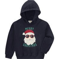Jungen Weihnachtshoodie mit Santa-Print