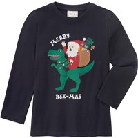 Jungen Weihnachtsshirt mit Dino-Motiv