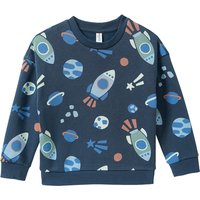 Jungen Sweatshirt mit Weltraum-Allover
