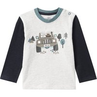 Baby Langarmshirt mit Auto-Print