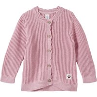 Baby Strickjacke aus Rippstrick