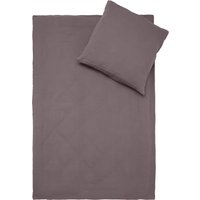 Musselin-Bettwäsche 135 x 200 cm unifarben