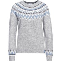 Damen Strickpullover mit Norwegermuster