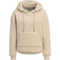 Damen Hoodie aus Teddyplüsch