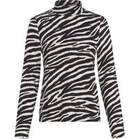 Damen Feinstrickshirt mit Animal-Print