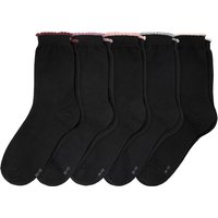 5 Paar Damen Socken mit Glitzergarn