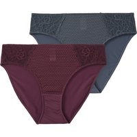 2 Damen Mikrofaser-Slips im Set