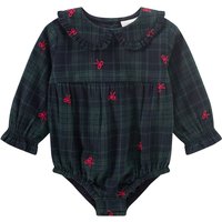 Baby Weihnachtsbody mit Stickerei