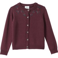 Mädchen Strickjacke mit Stickerei