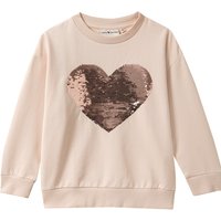 Mädchen Sweatshirt mit Herz-Motiv