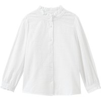Mädchen Bluse mit Herz-Stickereien