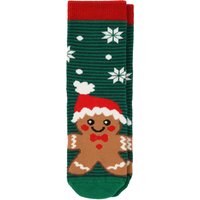 1 Paar Kinder Weihnachtssocken Lebkuchenmann