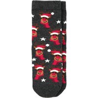 1 Paar Kinder Weihnachtssocken mit Rentieren