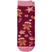 1 Paar Mädchen Weihnachtssocken mit Glitzer