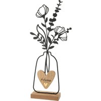 Dekoaufsteller in Blumen-Form
