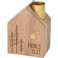 Kerzenhalter in Haus-Form