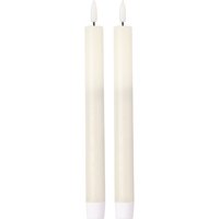 2 LED Stabkerzen im Set
