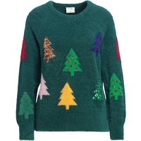 Damen Weihnachtspullover aus Federgarn