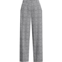 Damen Wide-Leg-Hose im Karo-Look