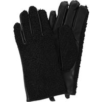 Damen Handschuhe mit Teddyplüsch