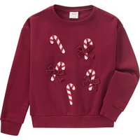 Mädchen Weihnachtssweatshirt mit Schleifen