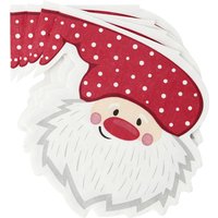 12 Servietten im weihnachtlichen Design