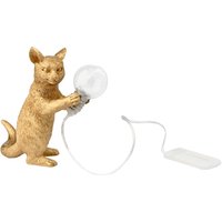 Dekofigur mit Lampe in Katzen-Form