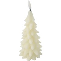 Große LED-Kerze in Tannenbaum-Optik
