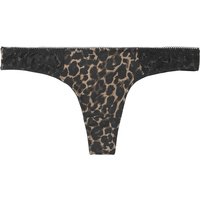 Damen String mit Leo-Muster