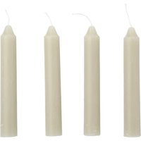 4 Stabkerzen in Unifarben