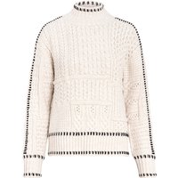 Damen Pullover mit Zopfmuster