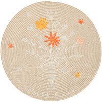 Platzset mit Blumen-Muster