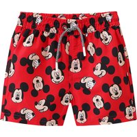 Micky Maus Badeshorts mit Allover-Print
