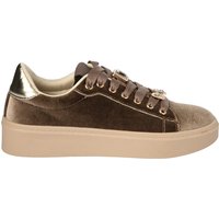 Damen Samt-Sneaker mit Schmucksteinen