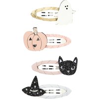 4 Haarspangen im Halloween-Design