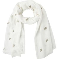 Damen Musselin-Tuch mit Stickereien