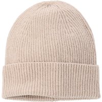 Damen Strickmütze mit Rippstruktur