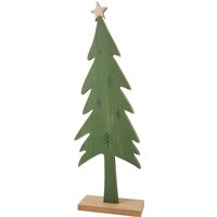 Großer Deko-Tannenbaum aus Holz