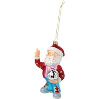 Baumschmuck Santa mit Discokugel