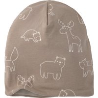 Newborn Mütze mit Waldtier-Print