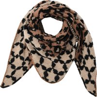 Damen Dreieckschal mit Leo-Muster