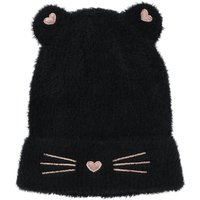 Mädchen Mütze mit Katzen-Motiv