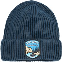 Jungen Strickmütze mit Umschlag