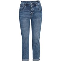 Damen Slim-Jeans mit Knöpfen