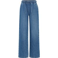 Damen Wide-leg-Jeans mit Elastikbund