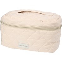 Damen Kosmetiktasche mit Rauten-Muster