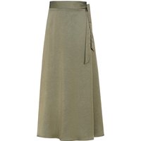 Damen Satin-Rock zum Wickeln