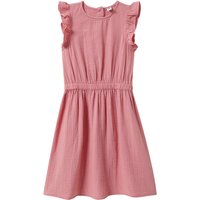 Mädchen Musselin-Kleid mit Flügelärmeln